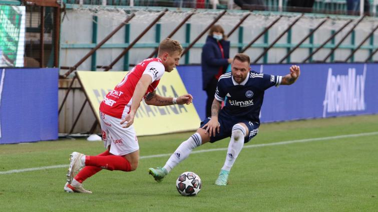 Slovácko rozhodlo v nastavení, Zlín přečkal penaltu a má bod