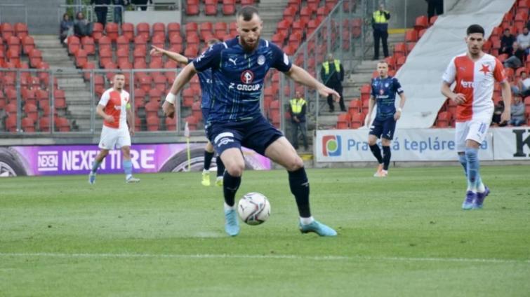 Fotbalisty Slovácka proti Slavii srazila chyba brankáře Nguyena, prohráli 0:3 