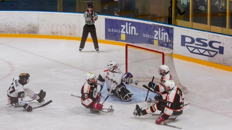 Bitvy na moravském poli se blíží. Sledge hokejisty Zlína čekají klání s Olomoucí