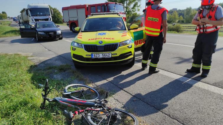 Záchranáře v úterý zaměstnaly dvě vážnější nehody cyklistů