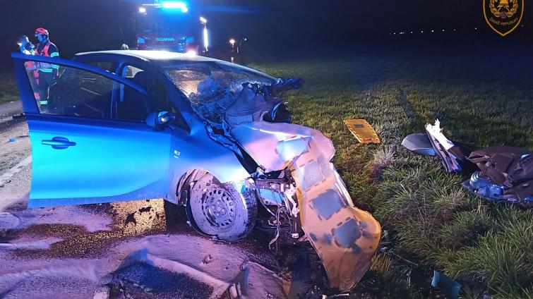 Tragická nehoda u Napajedel: řidička na místě zemřela, druhý řidič utrpěl těžká zranění