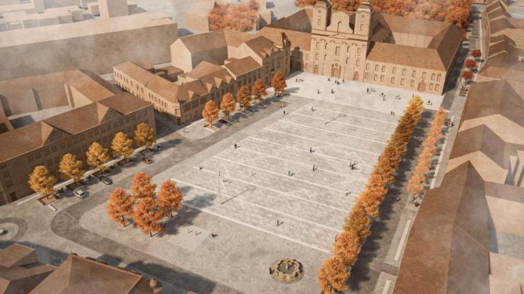 Starosta Uherského Hradiště Blaha: Po rekonstrukci na Masarykově náměstí zeleně přibyde
