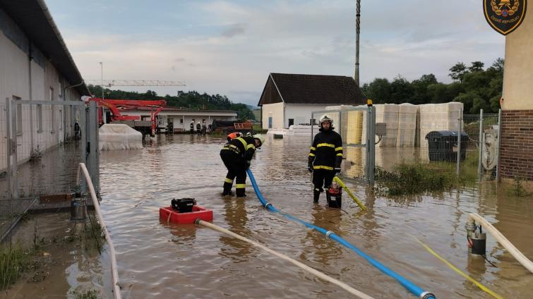 Zlínskem se prohnal silný déšť. Hasiči zasahovali u více než 60 událostí