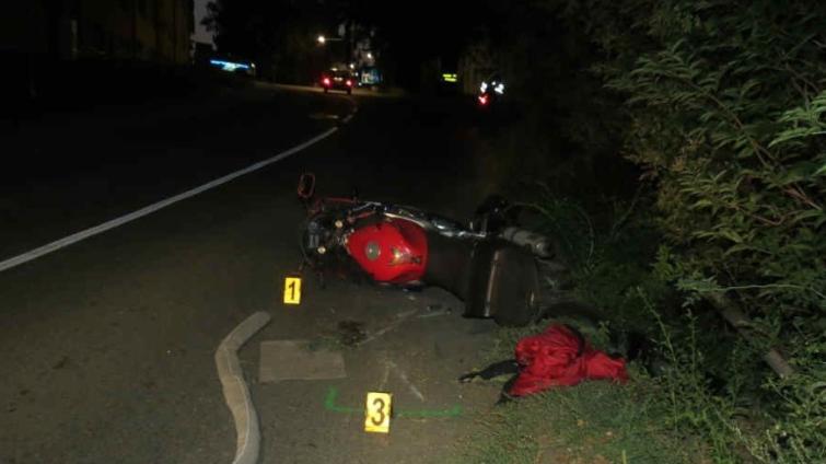 V Uherském Brodě havaroval sedmačtyřicetiletý motorkář. Nadýchal přes tři promile