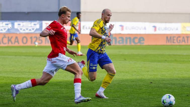 Zlín potřetí za sebou remizoval, čtyři branky padly za sedmnáct minut