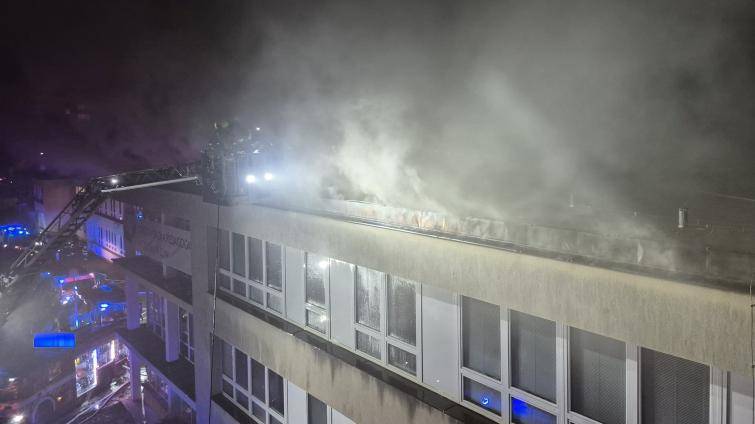 Ve Zlíně hořela střední škola na Jižních Svazích. Nikdo se nezranil