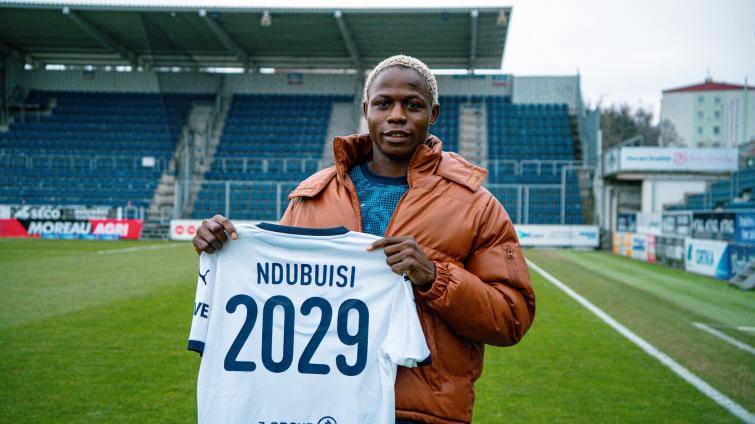 Proti Baníku zazářil a vysloužil si nový kontrakt. Nigerijec Ndubuisi podepsal se Slováckem smlouvu do léta 2029