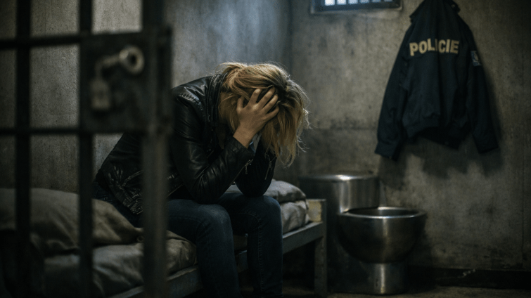 Křičela na policisty a rvala jim dokumenty z ruky. Opilá řidička ze Zlína strávila noc v cele