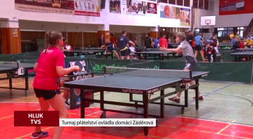 Turnaj přátelství ve stolním tenise ovládla Záděrová