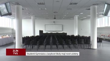 Studenti Gymnázia a Jazykové školy ve Zlíně mají nové učebny