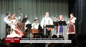 Koncert tří cimbálovek ve Veselí nad Moravou