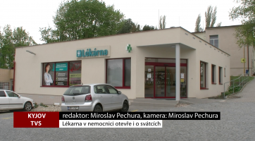 Lékárna v kyjovské nemocnici otevře i ve svátcích