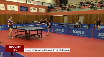 Stolní tenistky Hodonína míří za 13. titulem