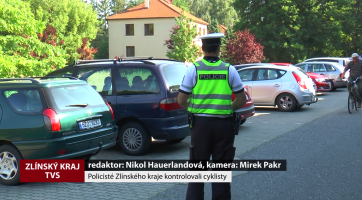 Policisté Zlínského kraje kontrolovali cyklisty