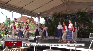 Dětský folklórní festival představil domácí i zahraniční soubory
