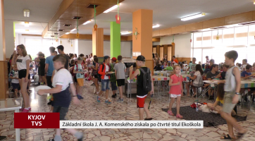 Základní škola J. A. Komenského získala po čtvrté titul Ekoškola