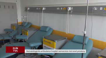 Hematologická ambulance krajské nemocnice má nové prostory