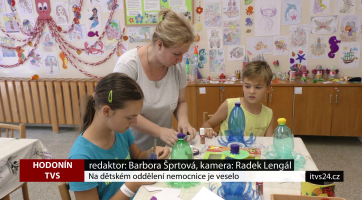 Na dětském oddělení nemocnice je veselo