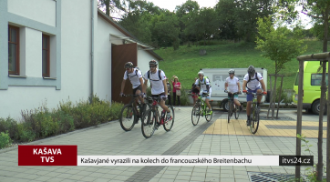 Kašavjané vyrazili na kolech do francouzského Breitenbachu