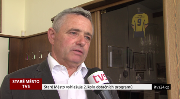 Staré Město vyhlašuje 2. kolo dotačních programů