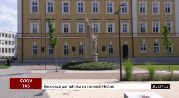 Renovace památníku na náměstí Hrdinů