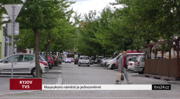 Masarykovo náměstí v Kyjově je jednosměrné