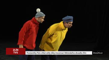 Postavičky Pat a Mat ožily v inscenaci Městského divadla Zlín