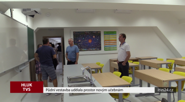 Půdní vestavba udělala prostor novým učebnám