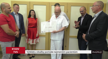 Výtěžek z dražby pomůže nejmenším pacientům