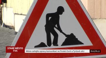 Staré Město opravuje komunikace 