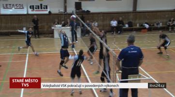 Volejbalisté VSK pokračují v povedených výkonech