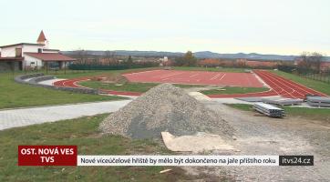 Nové víceúčelové hřiště by mělo být dokončeno na jaře příštího roku