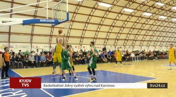 Basketbalisté Jiskry vydřeli výhru nad Karvinou