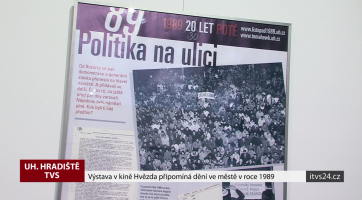 Výstava v kině Hvězda připomíná dění ve městě v roce 1989