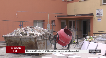 Domov mládeže při SOU prochází kompletní rekonstrukcí