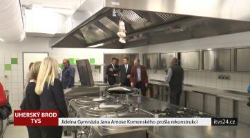 Jídelna Gymnázia Jana Amose Komenského prošla rekonstrukcí