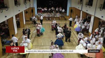 Lužický krojový ples láká příznivce folklóru ze širokého okolí