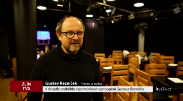 V divadle proběhlo vzpomínkové vystoupení Gustava Řezníčka