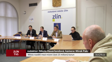 Město rozdělí mezi místní části 25 milionů korun