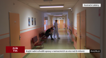 Krajští radní schválili opravy v nemocnicích za více než 8 milionů