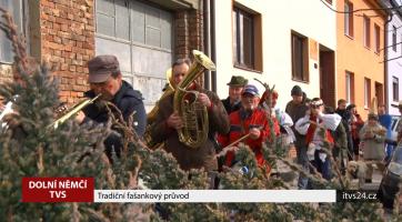 Dolním Němčím prošel tradiční fašankový průvod