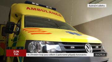 Ve Zlínském kraji jsou celkem 3 potvrzené případy koronaviru
