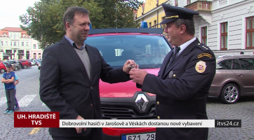 Dobrovolní hasiči v Jarošově a Véskách dostanou nové vybavení