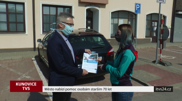 Město Kunovice nabízí pomoc lidem starším 70 let