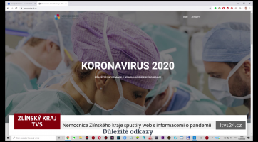 Nemocnice Zlínského kraje spustily web s informacemi o pandemii