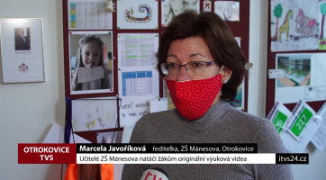 Učitelé ZŠ Mánesova natáčí žákům originální výuková videa