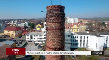 Mlékárenský komín možná přežije demolici areálu