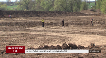 Na řece Salašce vzniká nová vodní plocha Olší