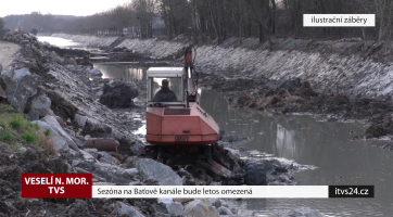 Sezóna na Baťově kanále bude letos omezená