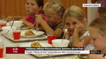 Projekt "Obědy do škol" zajistí jídlo dětem v hmotné nouzi